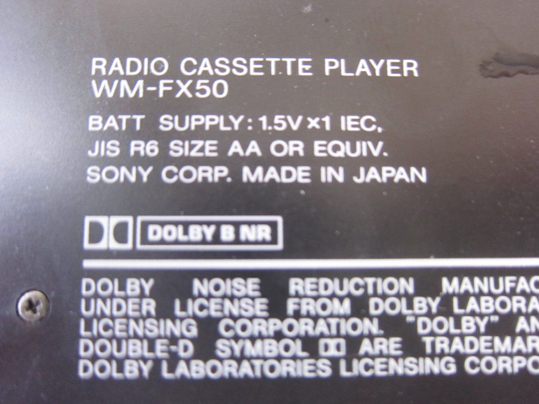 Sony Tragbarer Mediaplayer: Sony Walkman WM-FX 50 – Defekt aus Kilchberg ZH von Cuculus1 2
