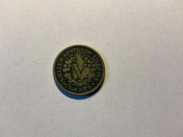 Liberty 5 cents 1896 United States of America