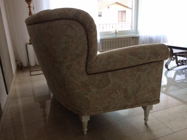 Divani: Sofa, stilvoll mit neuem Stoff bezogen – Usato da Hergiswil NW venduto da redrose51 4