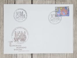 CL09 Enveloppe + Timbre Suisse 1982