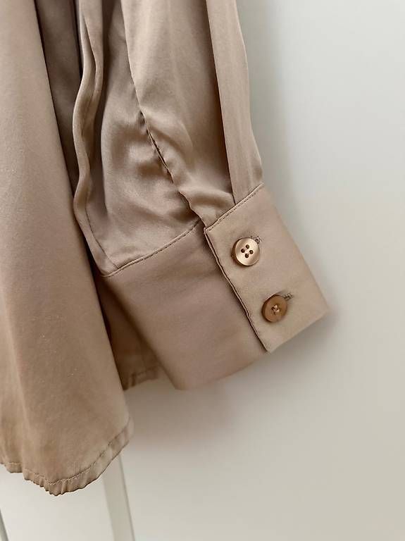 Blusen: MAX&MOI Paris Bluse, Gr. 38, Champagner/Beige – Gebraucht aus Basel von nashylicious 3