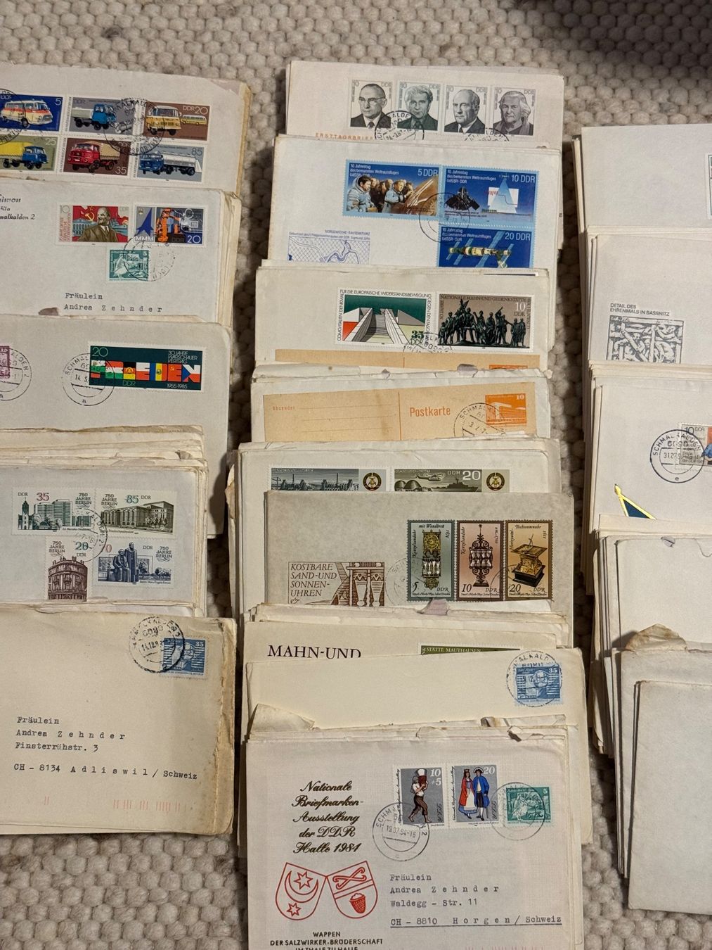 Alle Briefmarken: DDR – Grosse Sammlung Ersttagsbriefe und Postbelege – Gebraucht aus Zug von Mar_Zug 2