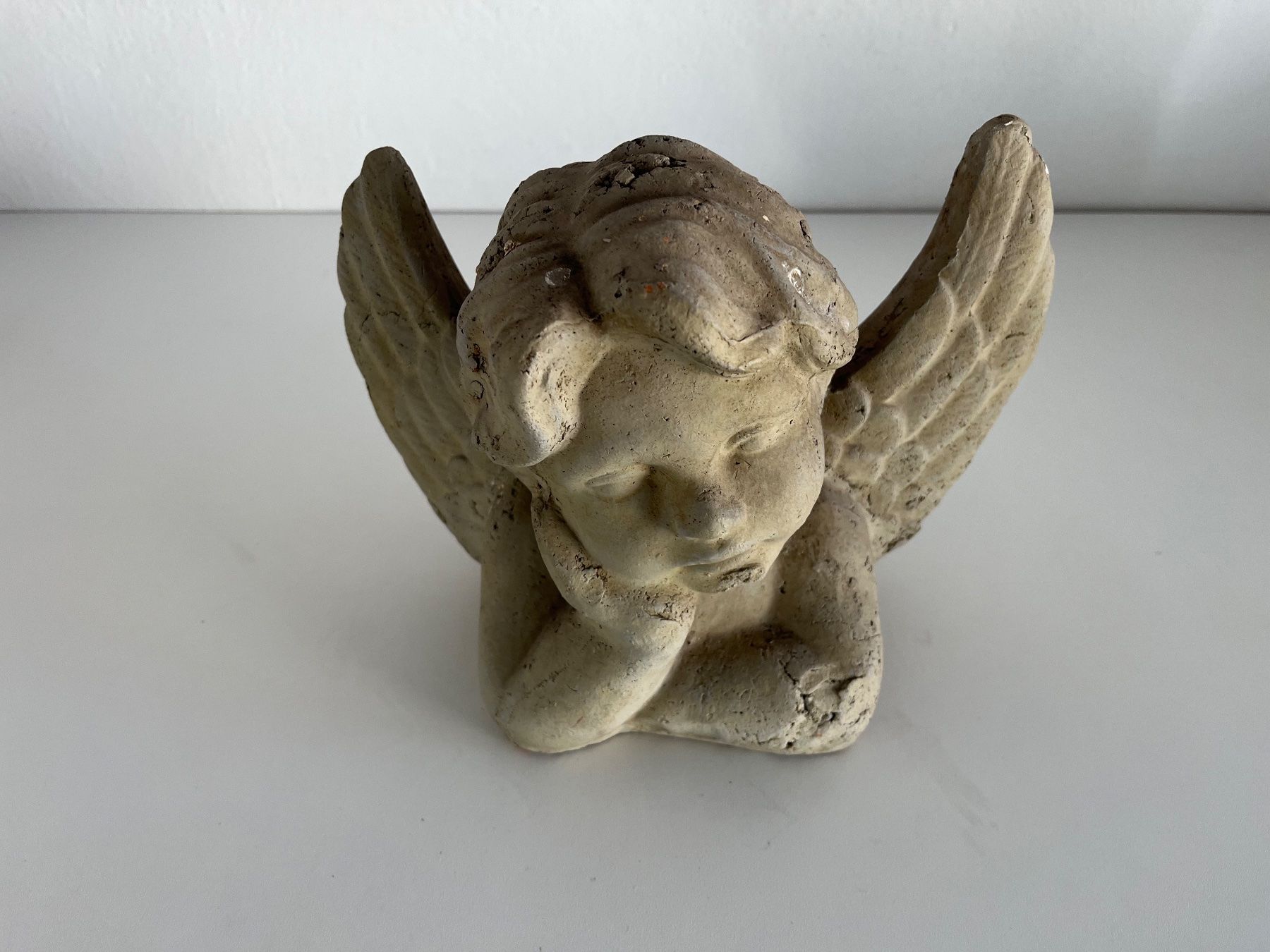Sculture & Statue: grosser Engelkopf aus Zement – Usato da Wetzikon ZH venduto da seli03