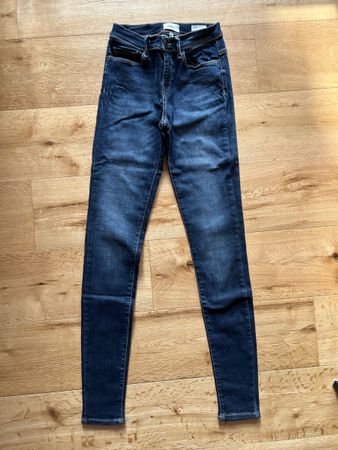 Skinny Shape Jeans 26/34 blau