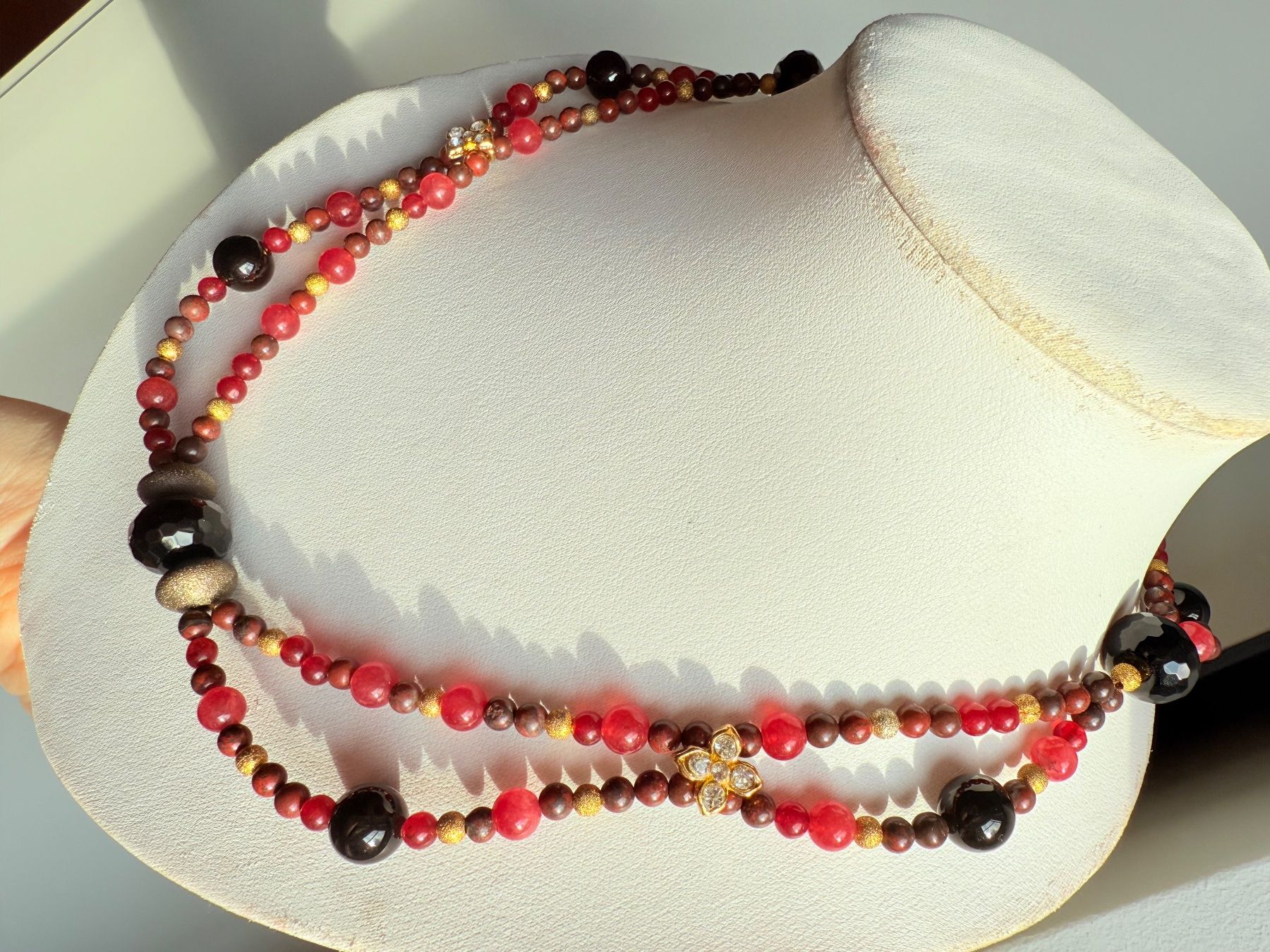 Ketten: Unikat - Jaspis, Jade, Onyx SET - NEU – Neu (gemäss Beschreibung) aus Basel von Chili007 3