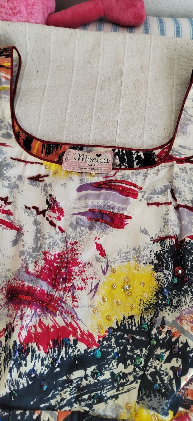 Vestiti: Robe d'été chic et unique, multicolore, taille 36 – Usato da Lausanne venduto da Kitty_Friperie 2