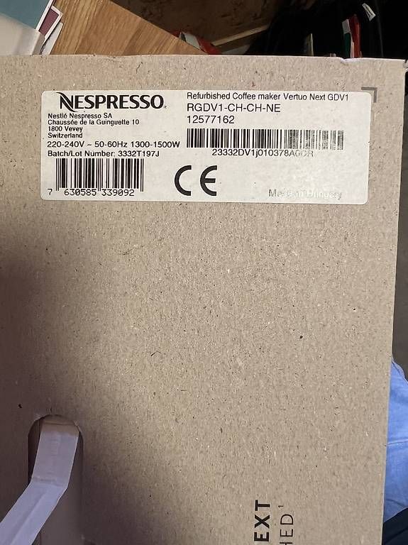 Kaffeemaschinen & Espressomaschinen: Nespresso Vertuo Next RELOVE  Neu & originalverpackt – Gebraucht aus Oberuzwil von Mmhdonuts 2