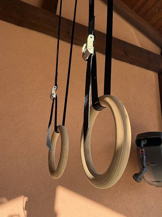 Anelli da ginnastica in legno per calisthenics (Neu und ...