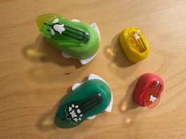 4 Motivlocher, ideal für Frühling & Ostern