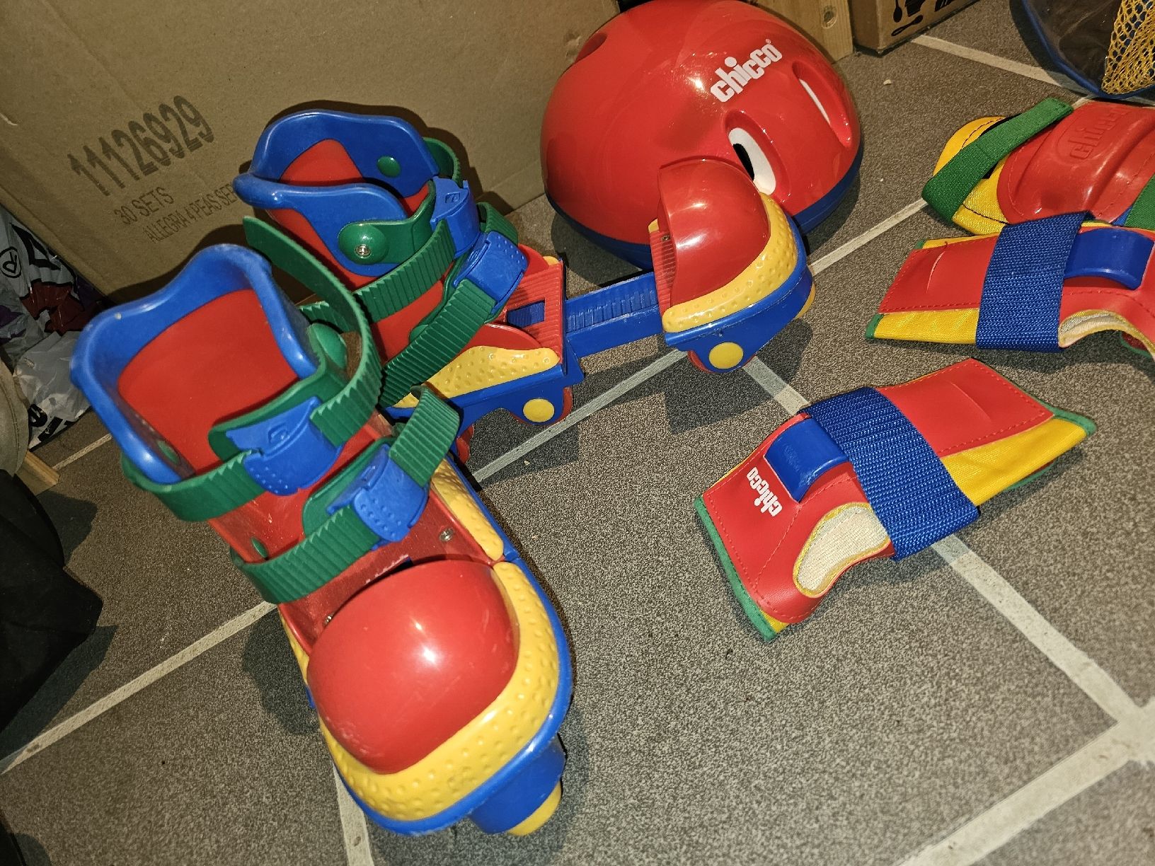 Pattini in linea & Pattini a rotelle: Patins à roulettes vintage Chicco – Usato da siviriez venduto da Nessa1808 3