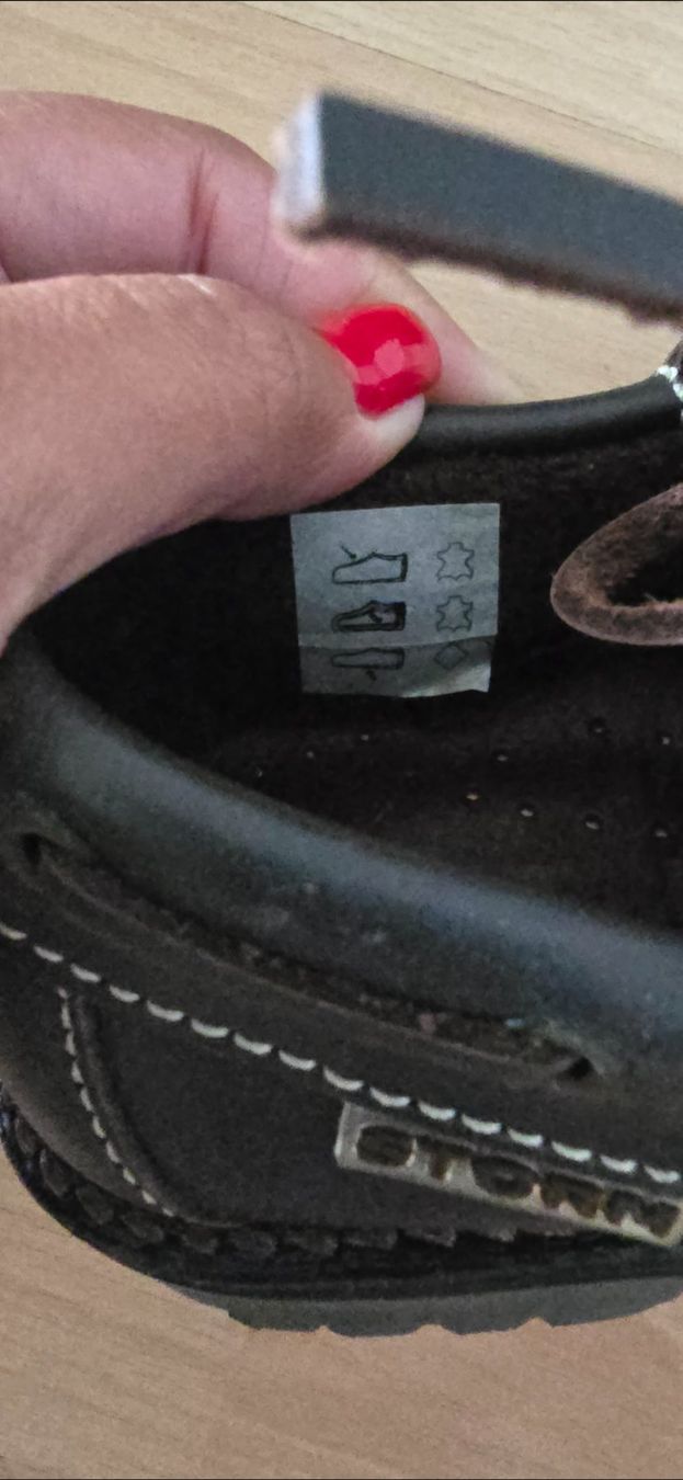 Scarpe da uomo: Segelschuhe aus Leder Grösse 28 – Nuovo (secondo la descrizione) da Egolzwil venduto da ivo_mm76 5