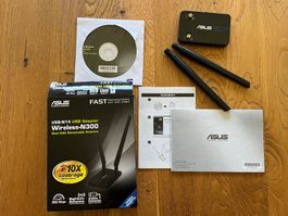 Asus USB-N14 N300 Wi-Fi USB Adapter