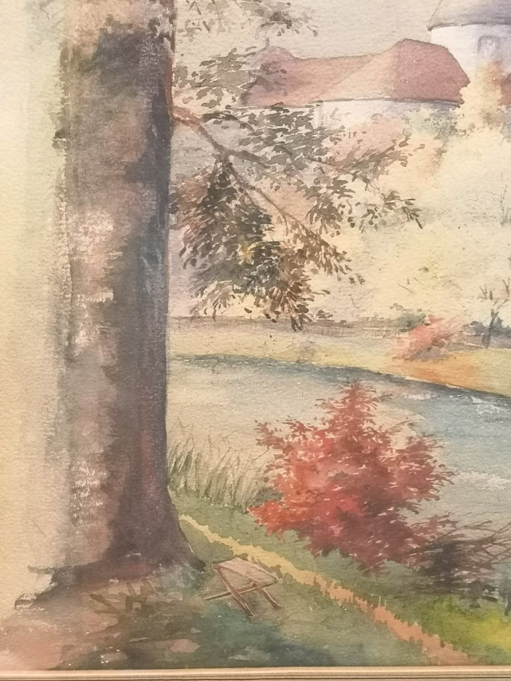 Dipinti: PEINTURE SIGNÉE AVEC SON CACHET – Usato da Genève venduto da Qanil77 4