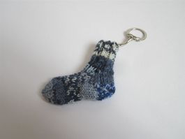Schlüsselanhänger Socke, handgestr., Preis pro Schlüsselanh.