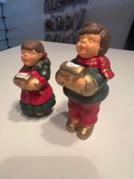 2 X Weihnachtsfiguren Sänger