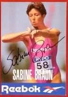 Sabine Braun Autogramm signiert Foto 10x15cm