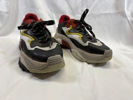 Ash Sneaker mehrfarbig Leder Mix gebrauchter Zustand