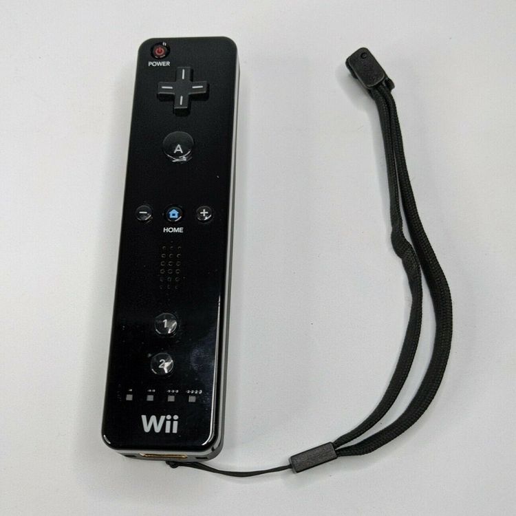 Nintendo Wii U / Wii Black Controller Remote - black noir (Gebraucht ...