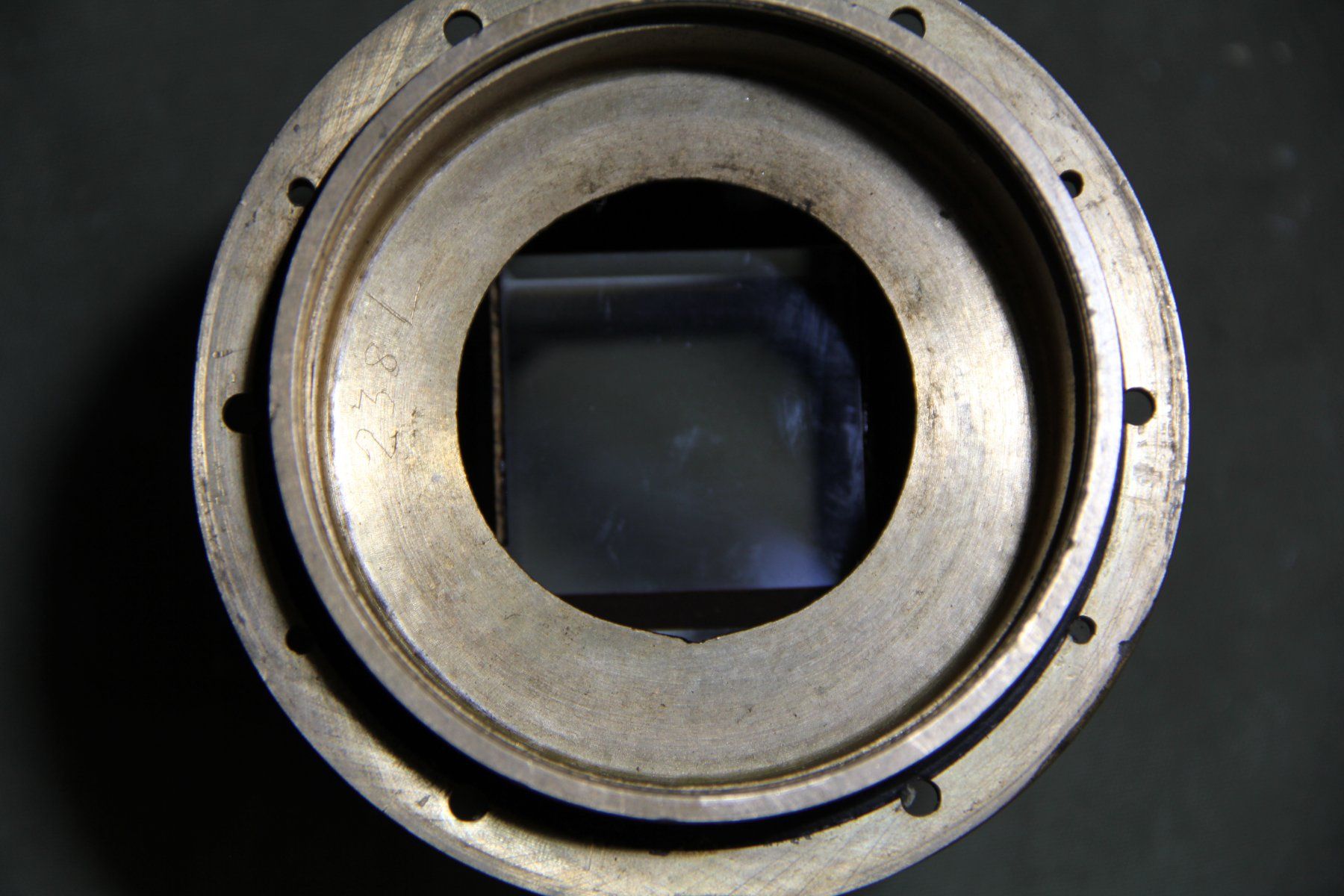 Schweizer Armee Feldstecher: Periskop-Ausblickkopf, Messing-Panzeroptik / Bunkerperiskop? – Gebraucht aus Belp von Tomsek 4