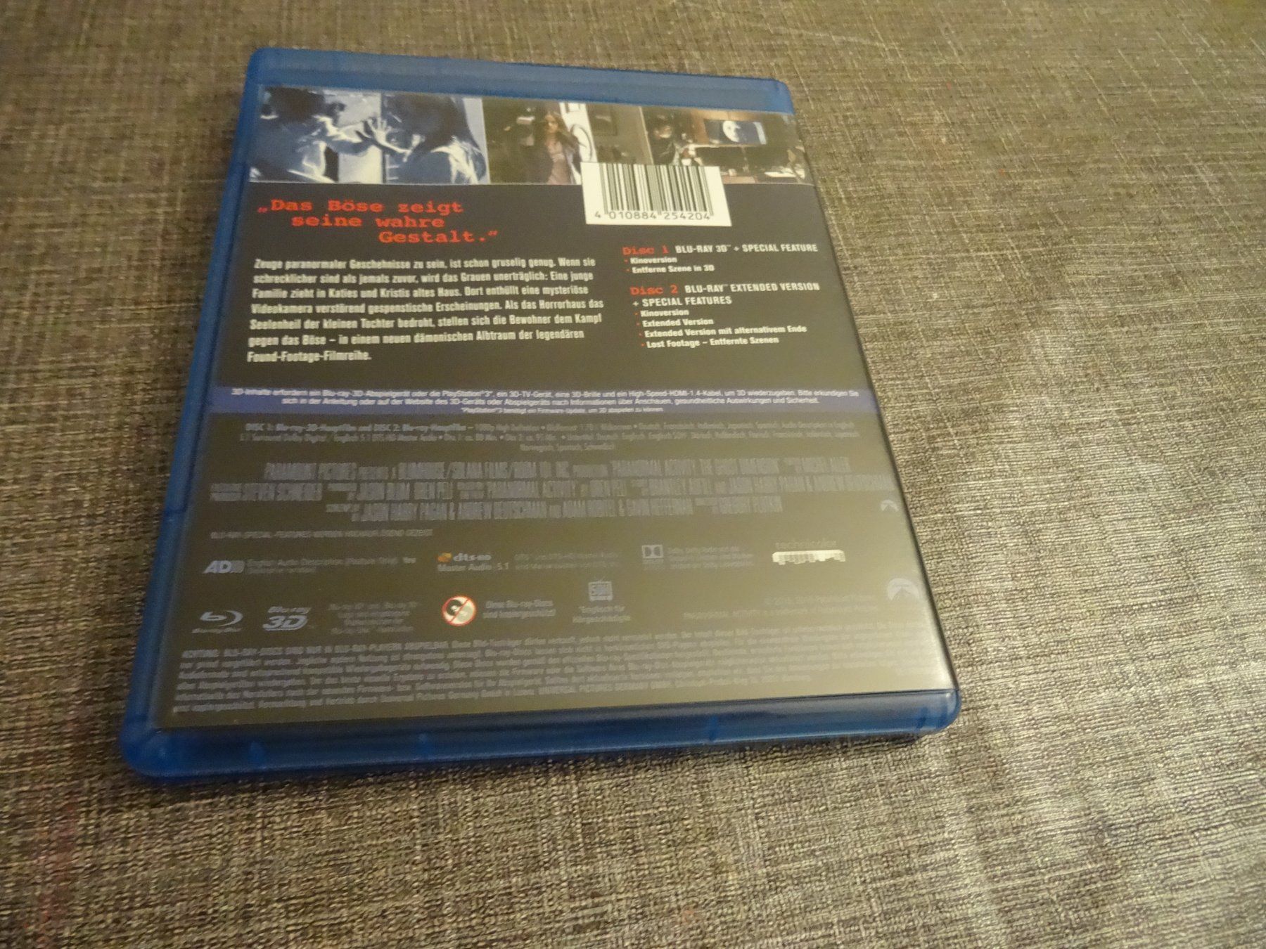 Alle DVDs: Blu-ray Paranormal Activity Ghost Dimension – Gebraucht aus Olten von Disc-Verkauf 2