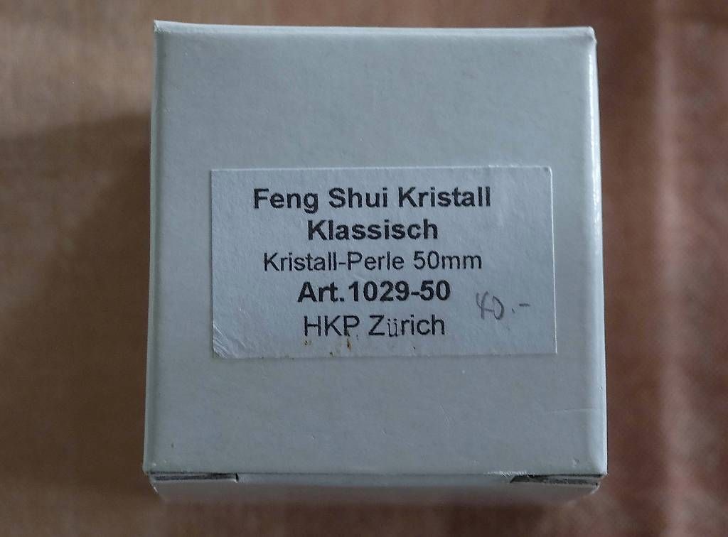 Rimorchi: Feng Shui Kristall-Perle – Nuovo e nell'imballaggio originale da Cham venduto da paradora