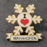 W852 - Pin Schneeflocke I Like Mayrhofen