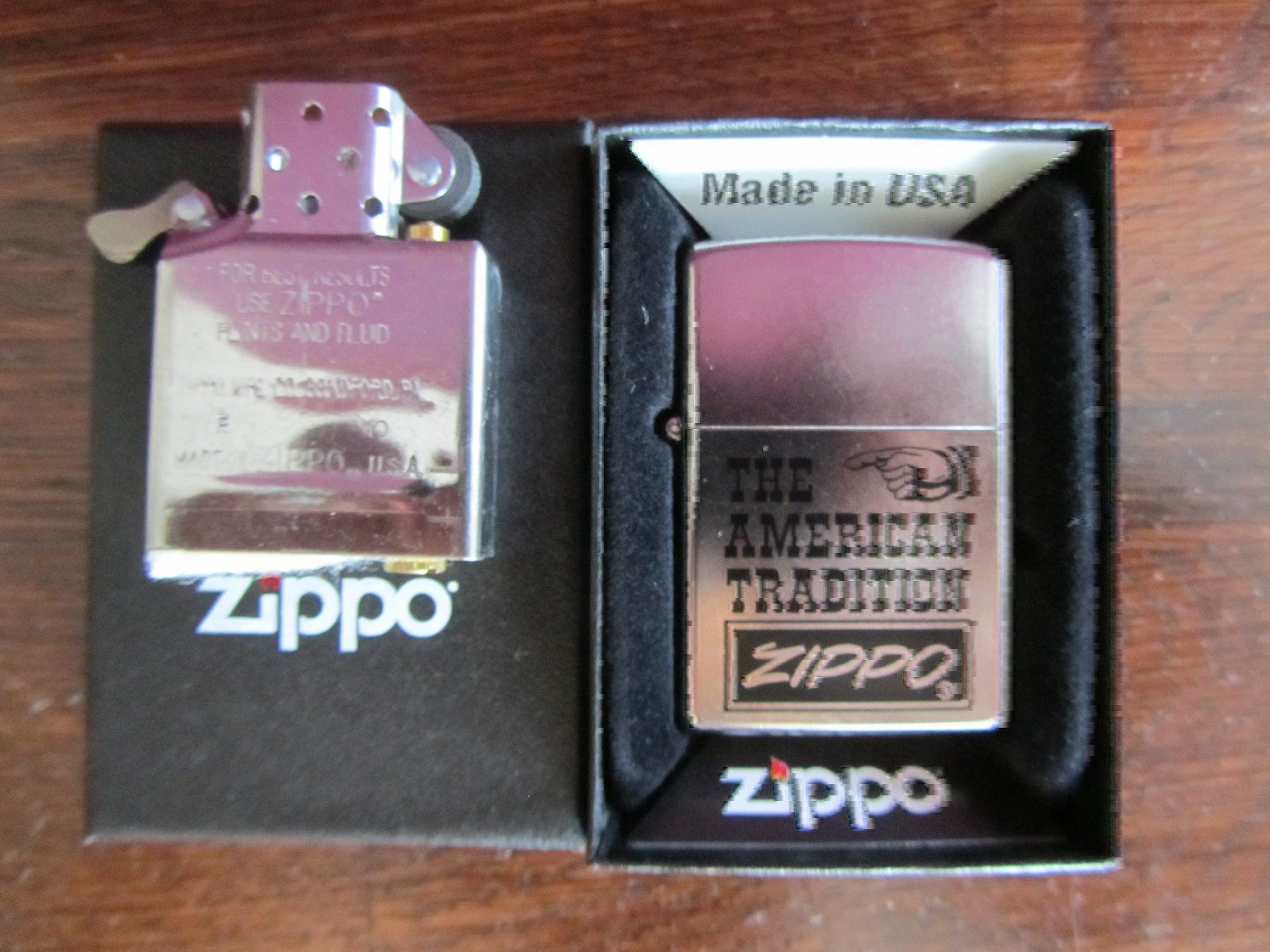Feuerzeuge: Zippo "The American Tradition" NEUF – Neu und originalverpackt aus Pampigny von Calypso06 2