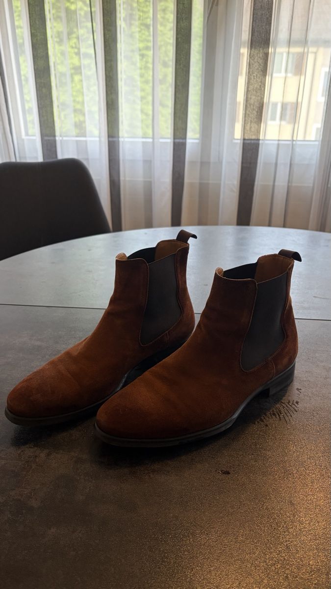 Scarpe da uomo: Stylish Suede Chelsea Boots – Usato da Zürich venduto da mat_bcg2 1
