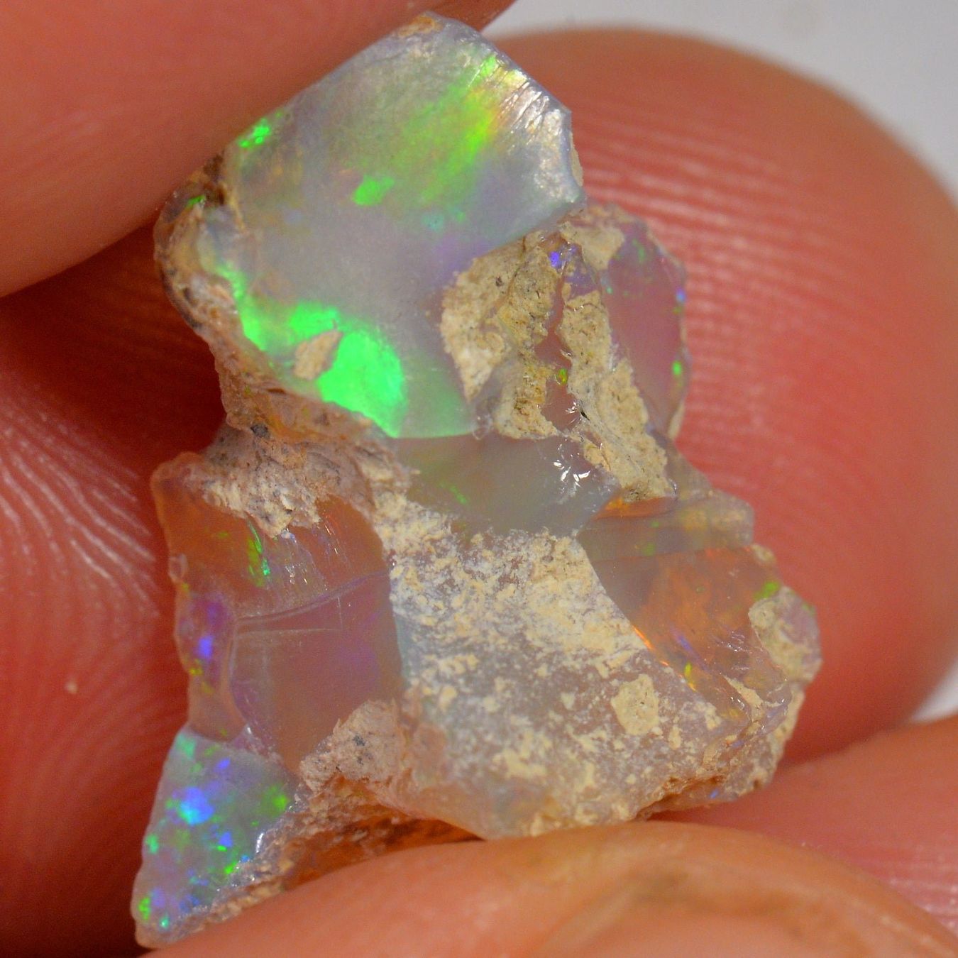 Pietre preziose: 7.2 Karat - Roher Äthiopischer Welo Opal – Nuovo (secondo la descrizione) da Rüti ZH venduto da DeinOpal 3
