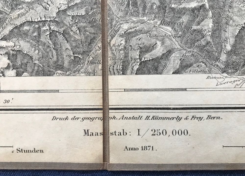 Generalkarte der Schweiz 1:250 000, Blatt lll,  1902 5