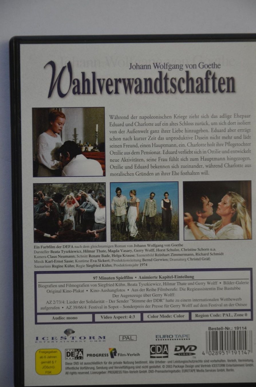 Tous les DVDs: Wahlverwandtschaft – Neuf (Voir description) à Wetzikon ZH par bausie 1