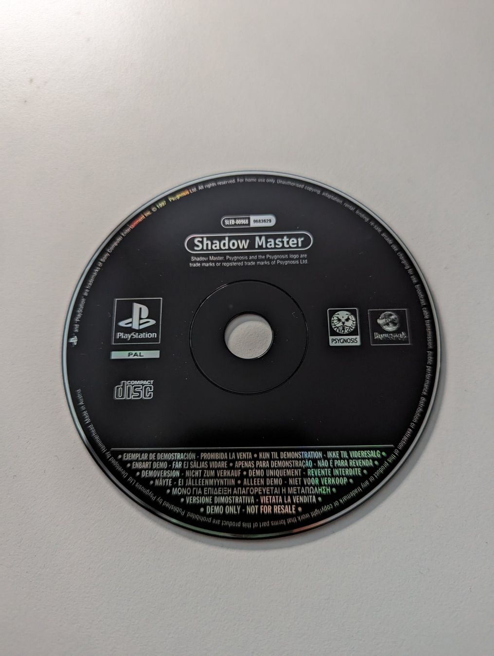 Sony Giochi: Shadow Master Playstation 1 PS1 Game DEMO – Usato da Hünenberg See venduto da SpecialEditionGaming