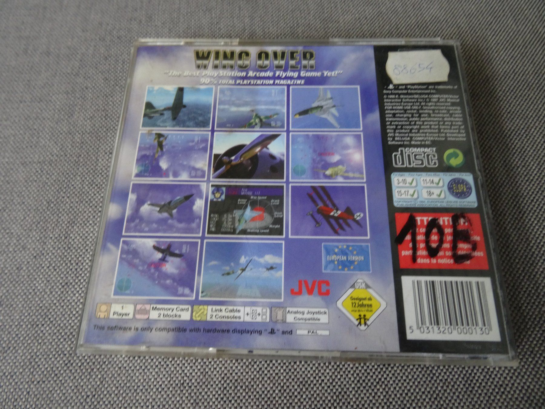 Sony Giochi: Wing Over PS1 – Usato da Olten venduto da Disc-Ausverkauf 2