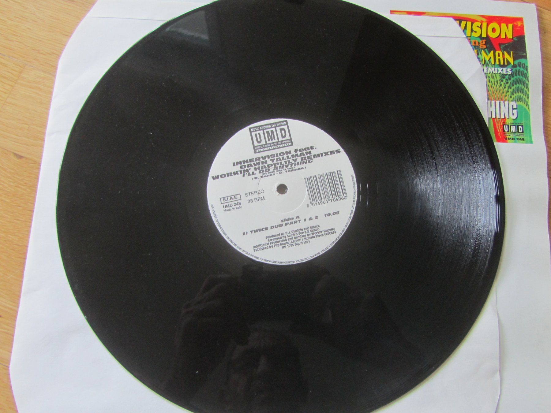Dischi in vinile: Innervision feat. Dawn Tallman - Workin' Happily -Remixes... – Usato da Seengen venduto da mikelele 3