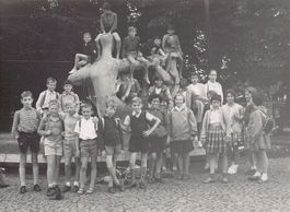 Zürich Platzspitz, drei Privatbilder einer Schulklasse 1961