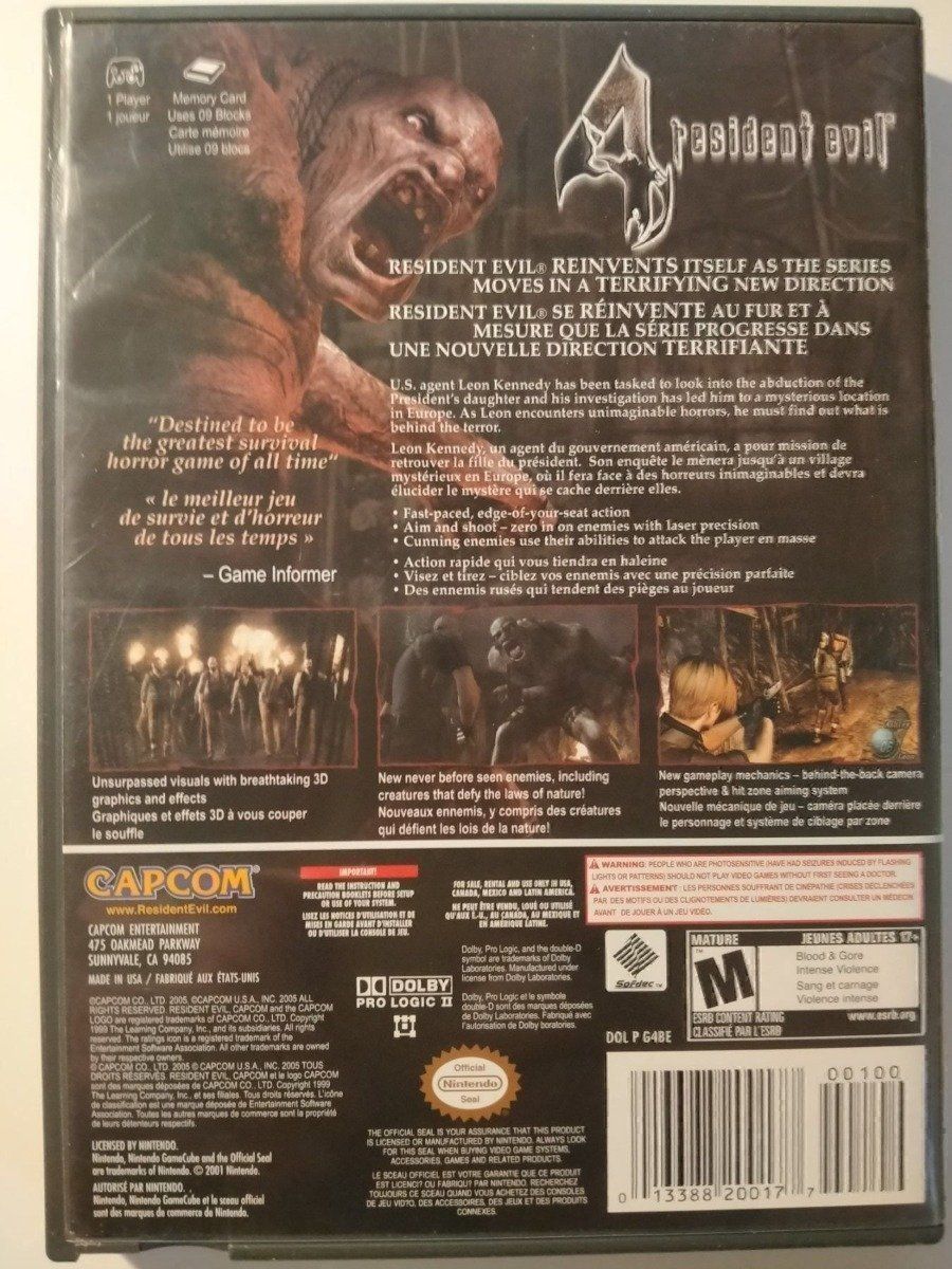 Nintendo Spiele: Resident Evil 4 - Nintendo GC/NTSC-US – Gebraucht aus Seseglio von Stebu74 1