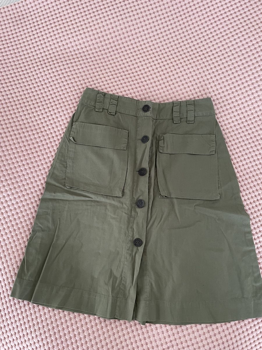 Gonne: Agnès b. Rock, Khaki, Gr. 36 – Usato da Mauren venduto da acht33null