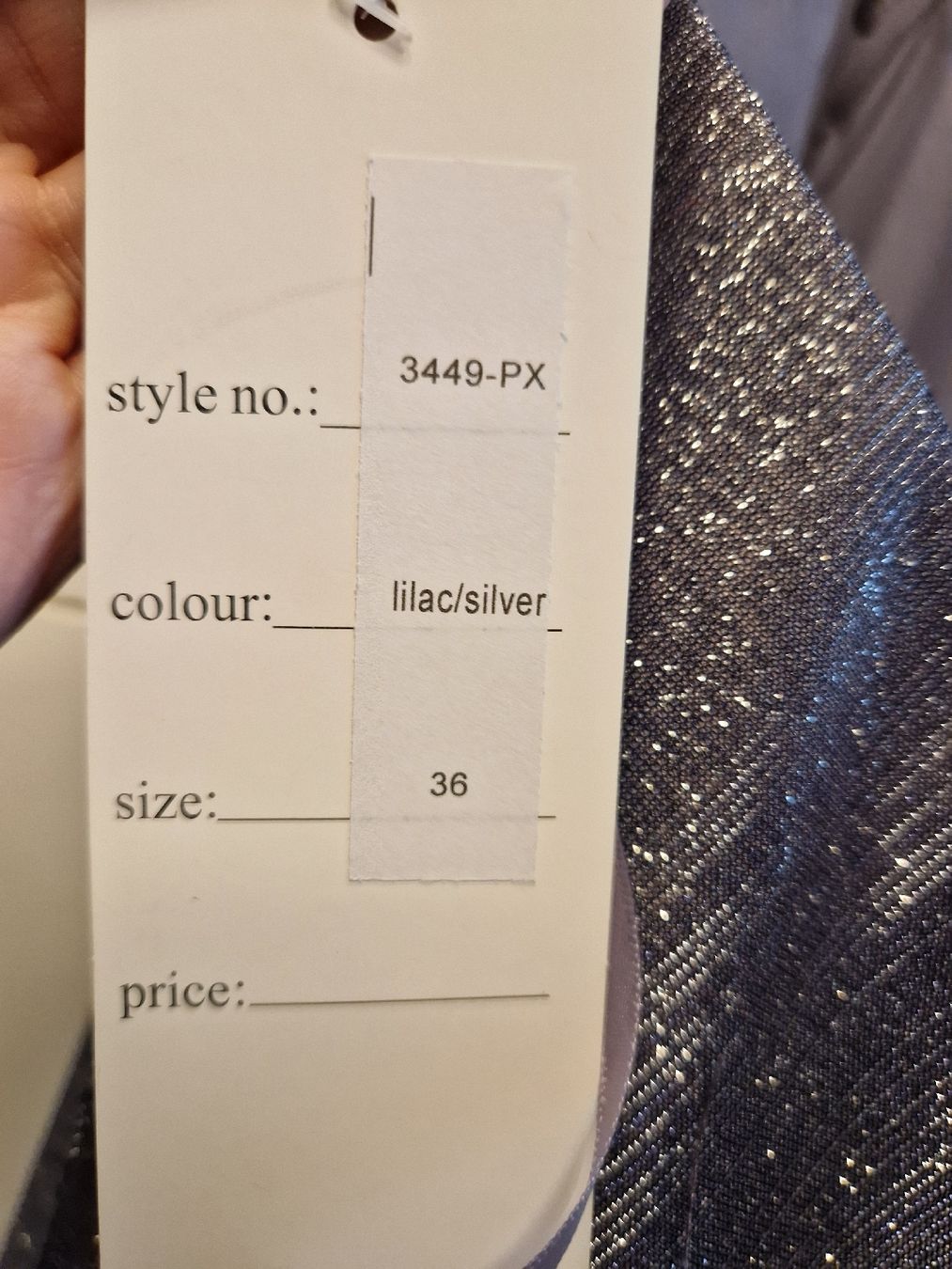 Vestiti: Kleid neu lila/silber Gr 36 – Nuovo e nell'imballaggio originale da Zürich venduto da mel_mzx6 2
