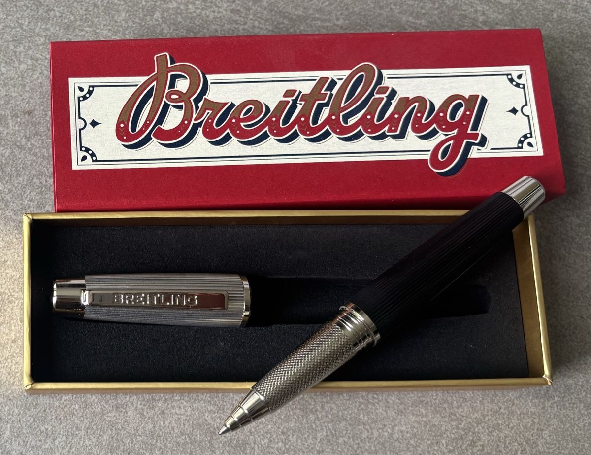 Breitling Penna & Evidenziatori: Élégant stylo Breitling – Nuovo e nell'imballaggio originale da Cudrefin venduto da sdz_trl6