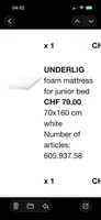 Underlig IKEA mattress