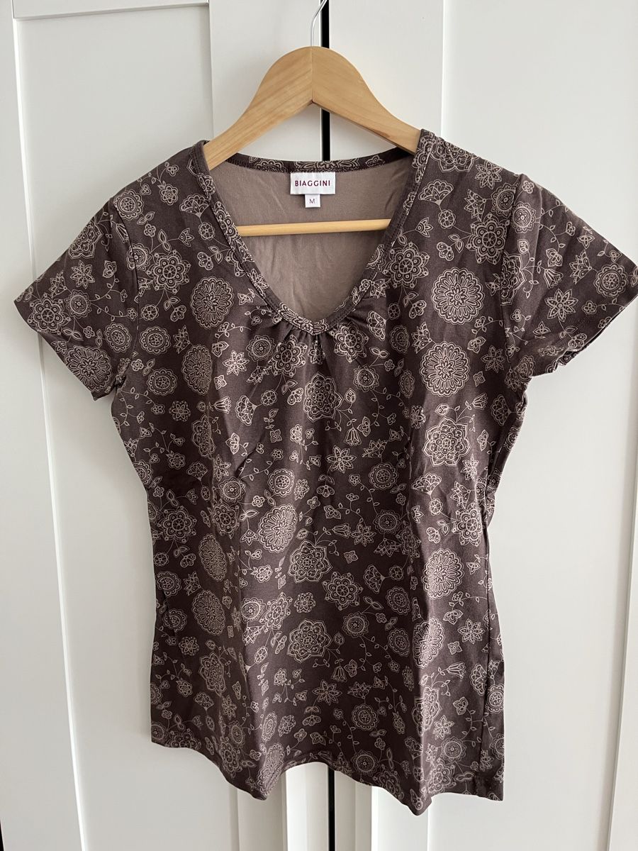 T-shirt: T-Shirt Blumen - Gr. M – Usato da Escholzmatt venduto da Sarah_