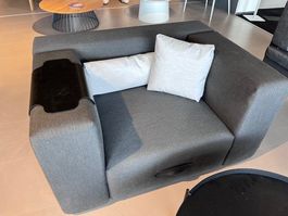 Garten Lounge Sessel MIAMI anthrazit wasserdicht