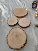 Verschiedene Holzscheiben
