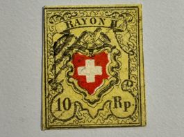 1850 Rayon II ZNr. 16II gestempelt