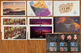 Great Britain – 1988-1992 – 9 x Prestige booklet – 340€