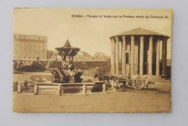 AK Roma - Tempio di Vesta con la Fontana ….