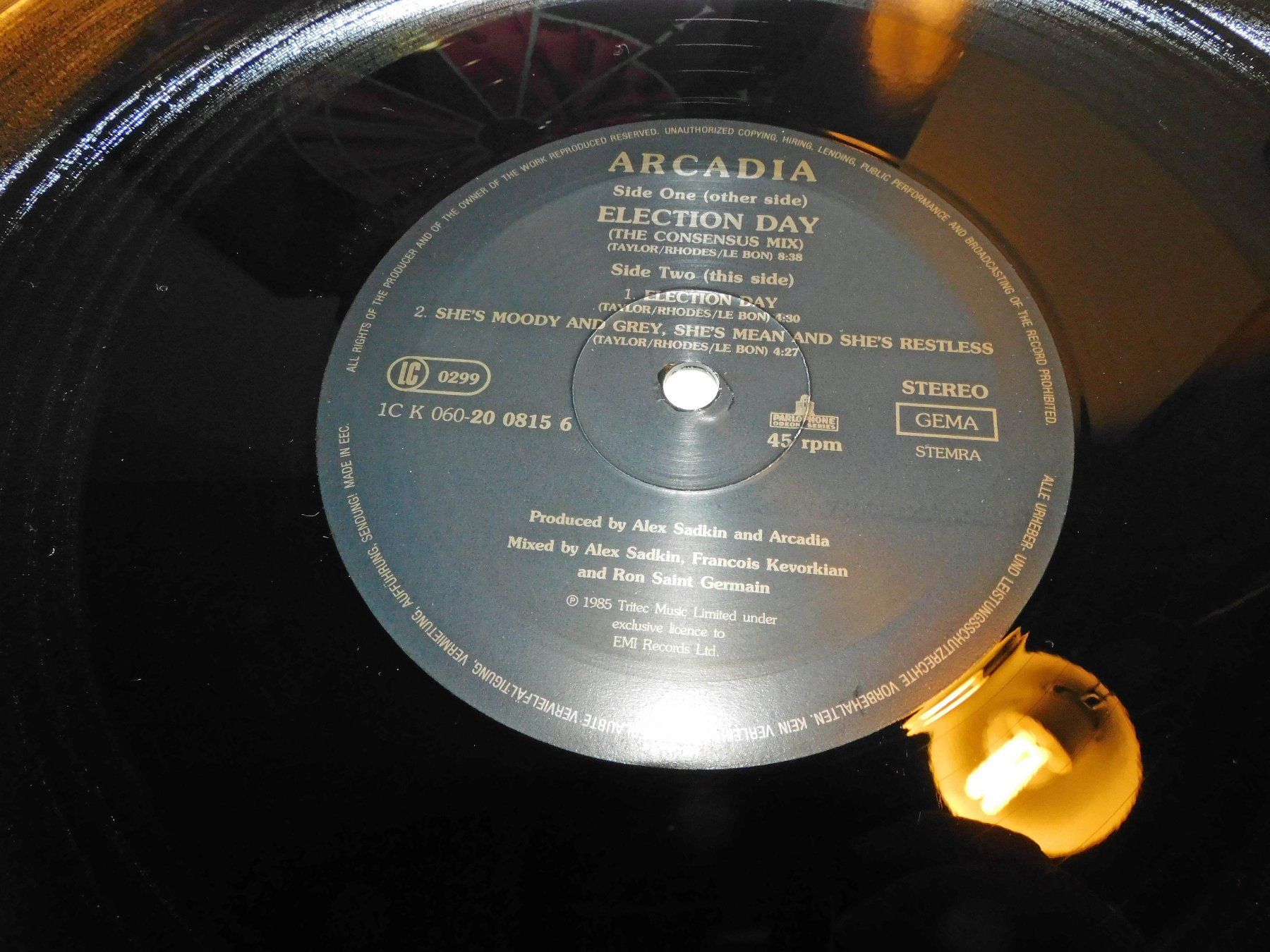 Schallplatten: LP Arcadia  1985 - Maxi Single Schallplatte – Gebraucht aus Sursee von 76 5