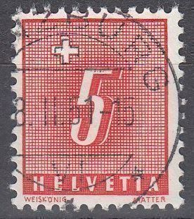 Tutti i francobolli: 1951 54z Portomarke geriffelt – Usato da Spreitenbach venduto da Mustang_1105