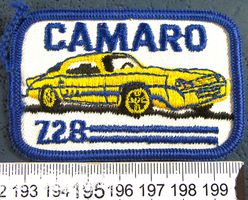 CAMARO Z28 CHEVROLET AUTO LOGO AUFNÄHER PATCH MIT LEIM