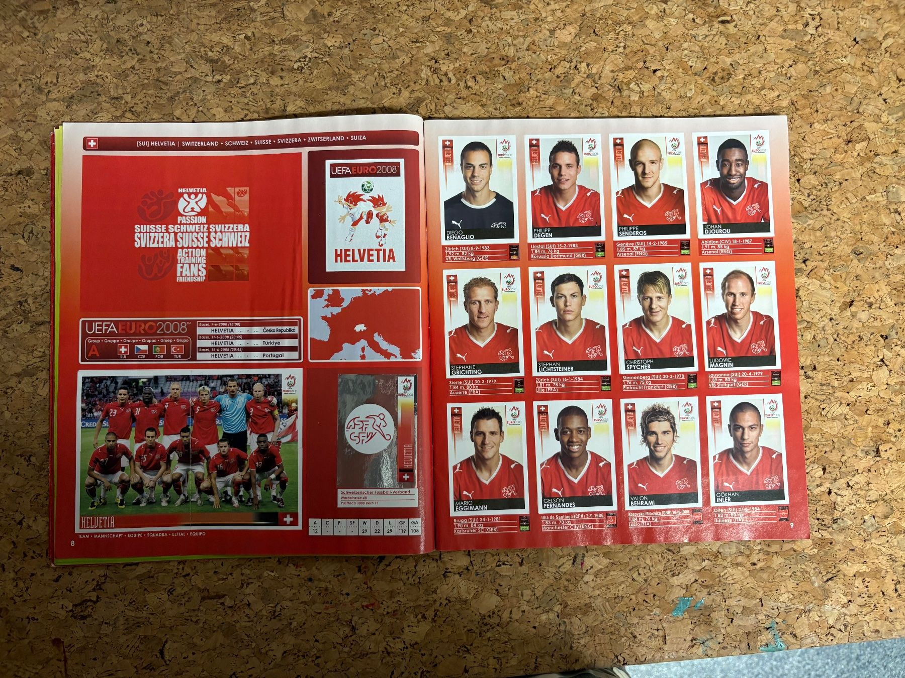 Panini Album: Panini Album Austria-Switzerland 2008 – Usato da Rudolfstetten venduto da Clodo1975 3